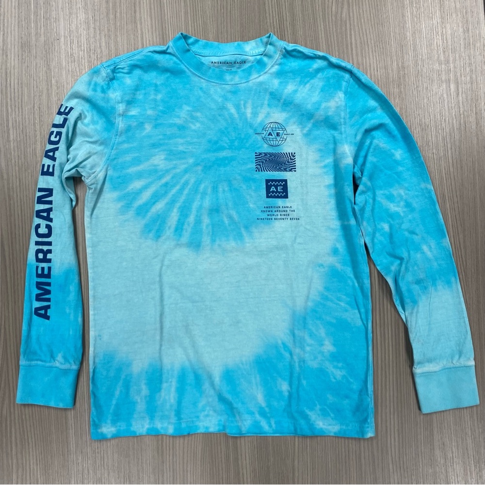 AEO Long Sleeve Tie Dye Tee